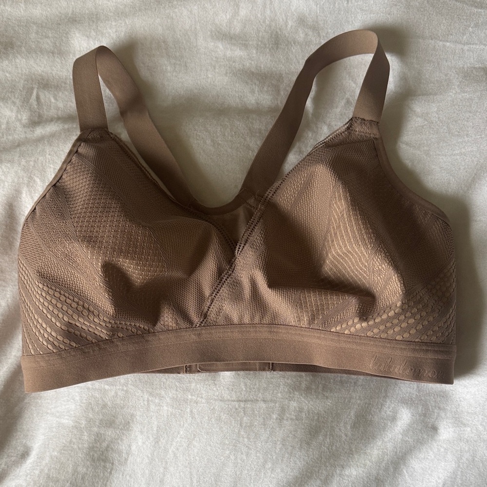 lululemon athletica Mesh Detail Brown/nude Bra 34DD